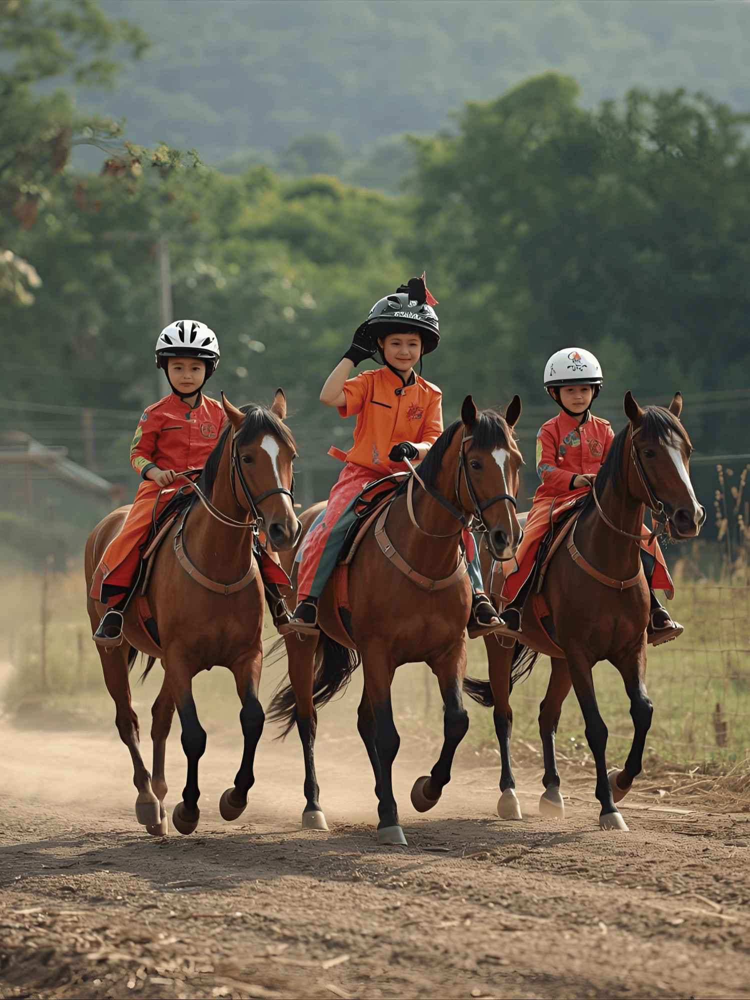 Chica usando gesthip software para hípicas